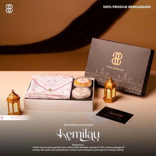 Kemilau Hampers Paket Scraf Peach